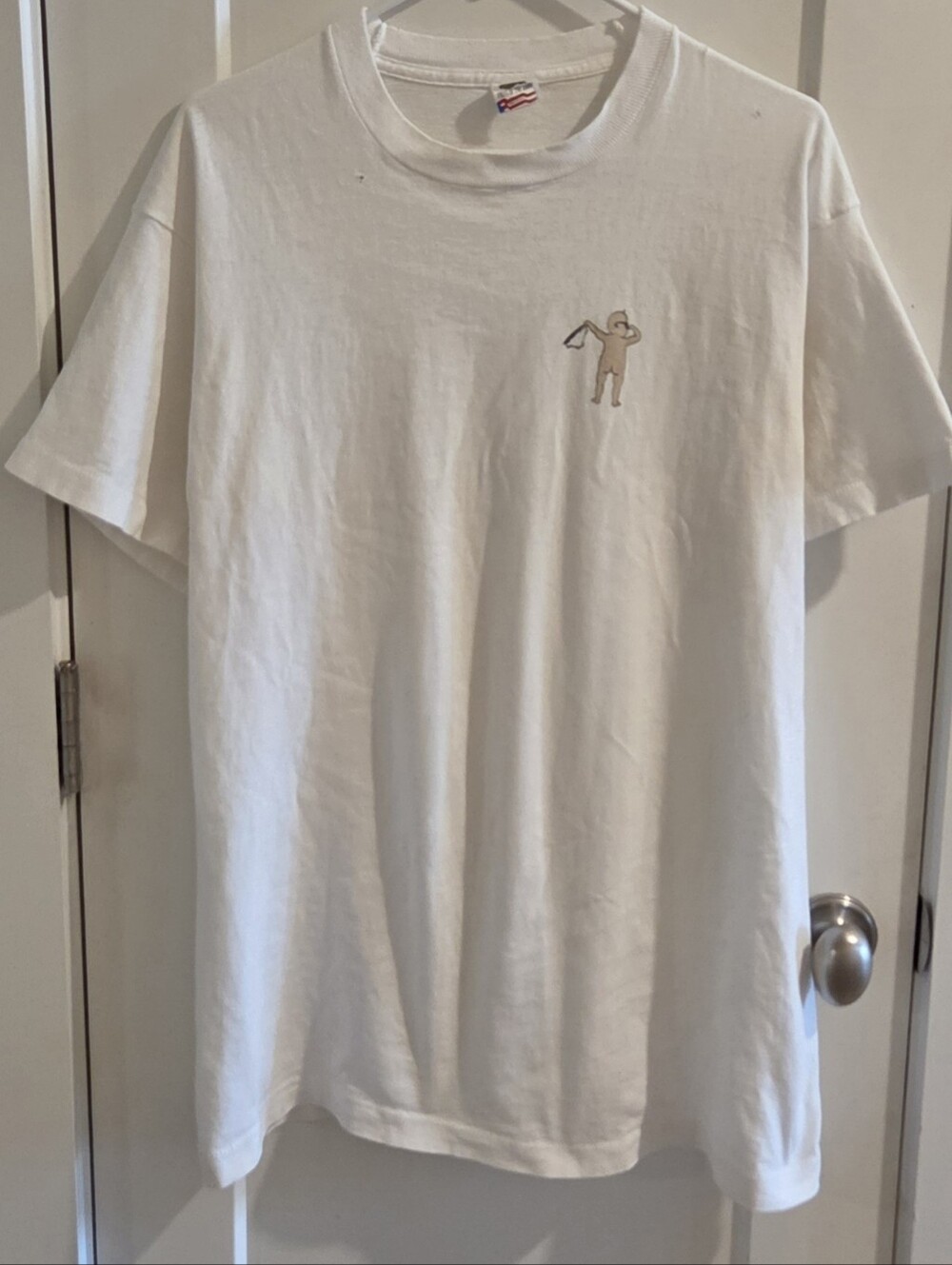 Vintage D.A.D. Dads Against Diapers Distressed Single Stitch T-Shirt - Size XL -